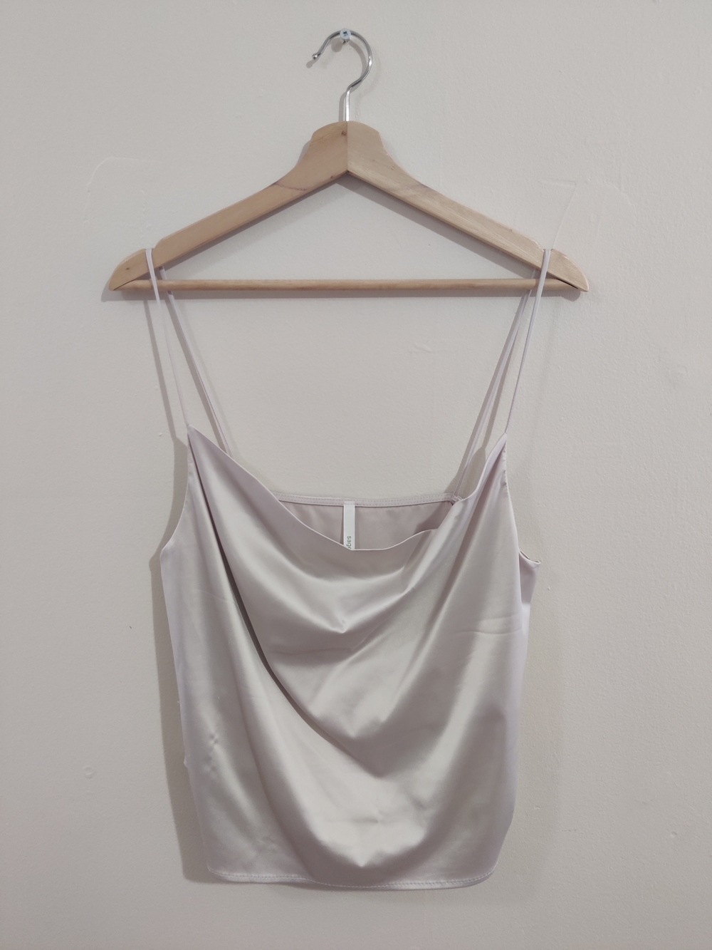 Satin Cowl Neck Cami Top